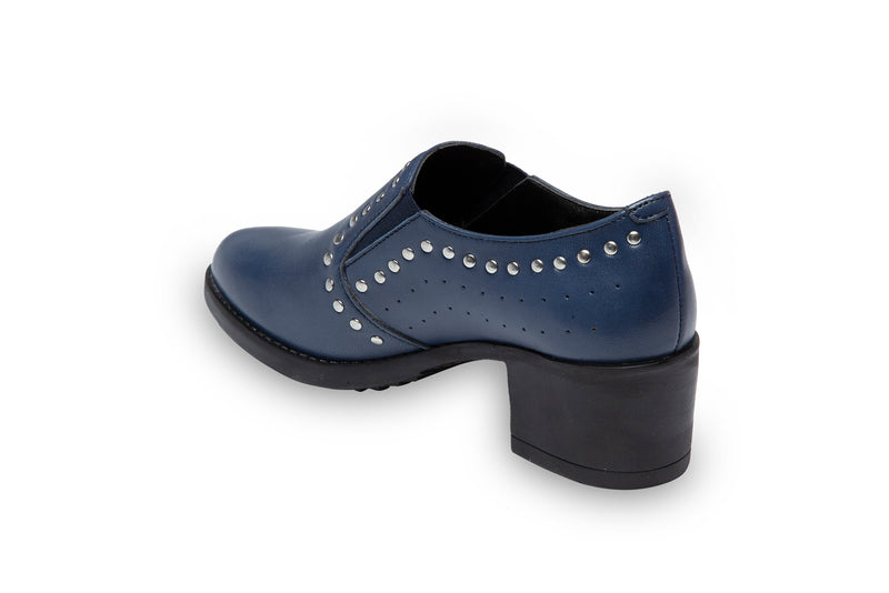 Laxy, Blue Formal Shoes