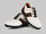 Berlin Antique White-Tan Golf Shoes