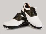 Austin Antique White-Olive Golf Shoes