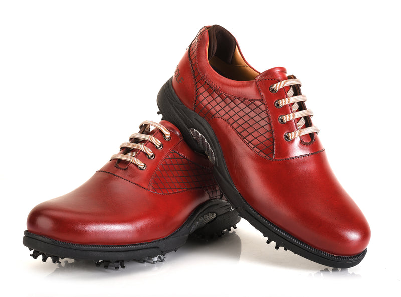 Austin Antique Red Golf Shoes