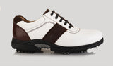 Berlin White-Brown Golf Shoes