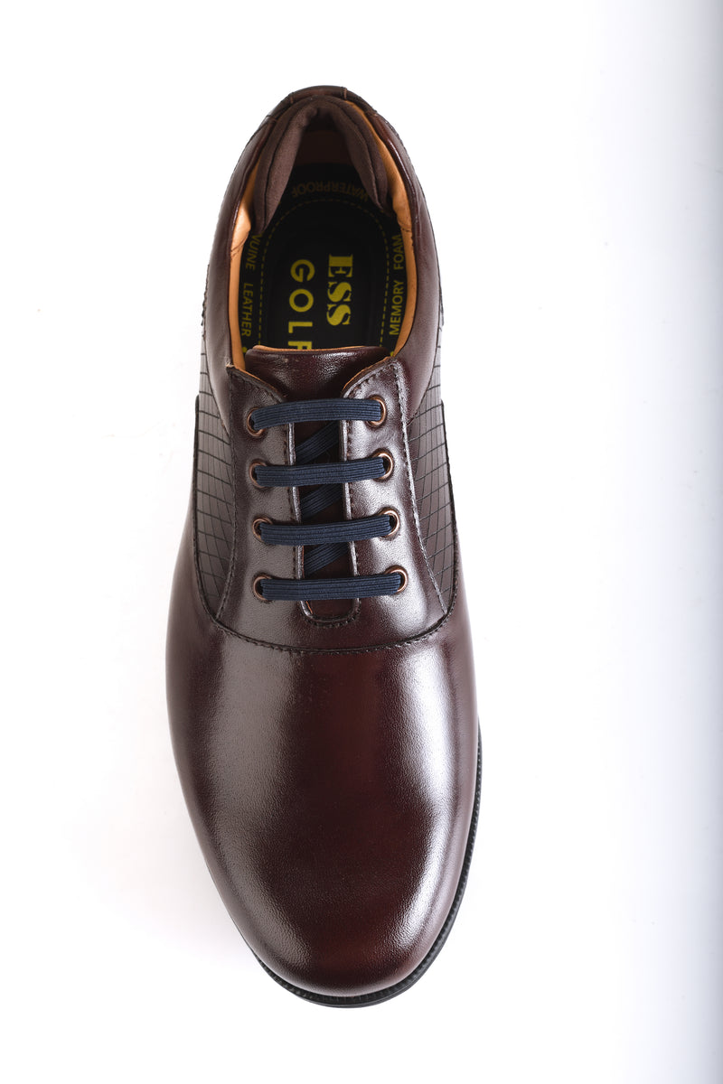 Austin Antique Brown Golf Shoes