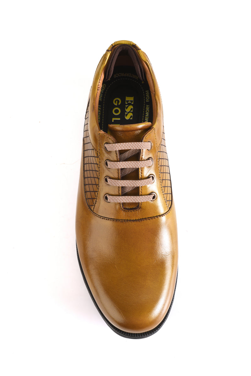 Austin Antique Yellow-Olive Golf Shoes