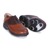 Tiger Tan & Brown Golf Shoes