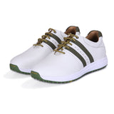 Pound White & Green Golf Shoes