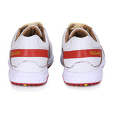 Dollar White, Red & Tan Golf Shoes