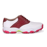 Tigeress White & Bordo Golf Shoes